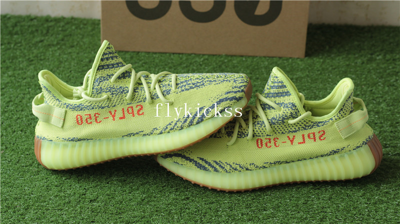 Final Correct Version Yeezy Boost 350 V2 Semi Frozen Yellow